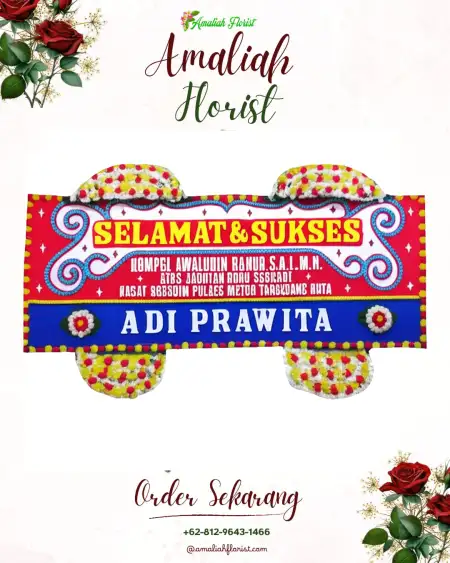 Papan Bunga Ucapan Selamat Mekar Jaya
