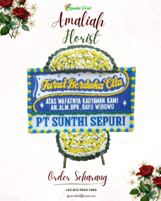 Papan Bunga Duka di Mekar Jaya