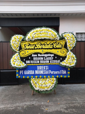 Papan Bunga Duka di Mekar Jaya