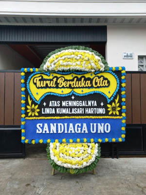 Papan Bunga Duka di Mekar Jaya